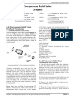 Overpressure Relief Valve Prosedure