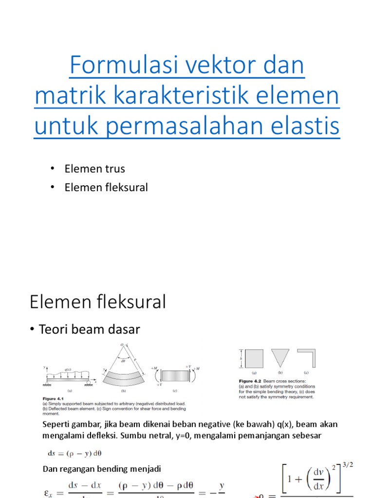Elemen Fleksural dalam Teori Beam | PDF | Sains & Matematika