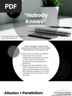 Nobody Knows - Group 4