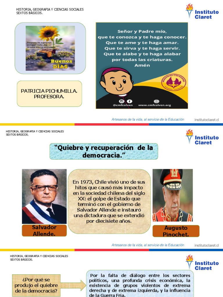 Quiebre y recuperación de la democracia en Chile | PDF | Guerra Fría ...