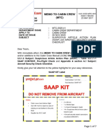 MTC-2020-41 SAAP and Aircraft Security Check Checklist
