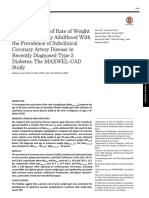 Dia Care-Body Weight - Coronay Diseases and DMT2
