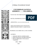 Función de producción corto y largo plazo