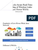 Duty-Cycle-Aware Real-Time Scheduling of Wireless Links in Low Power Wans