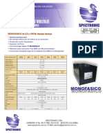 Regulador Spectronic Monofasico 4KVA