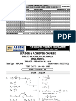 20-02-2020 Leader & Achiever Course (Phase: Mla, MLB, MLC, MLD, Maza, Mazb, M4Aa1A)