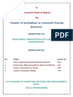 Impact of Packaging On Consumer Buying Behavior Quot PDF