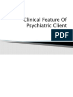 Clinical Feature of Psychiatric Client