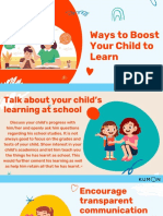 Ways To Boost To Your Child To Learn