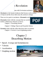 Newtonian Revolution: Mechanics Is The Branch of Physics That Focuses On The Motion