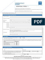 Proposal Form - I: Tata Aig Bharat Griha Raksha Policy UIN: IRDAN108RP0019V01202021