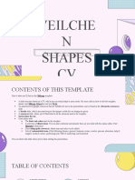 Veilche N Shapes CV: Here Is Where Your Presentation Begins