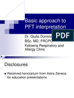 PFT Interpretation Basic Approach
