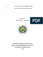 RPP (Rencana Pelaksanaan Pembelajaran) Tunadaksa Kelas 4 SDLB