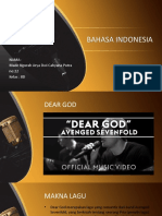 Bahasa Indonesia Dear God