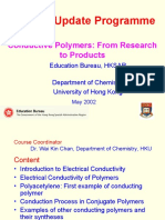 Science Update Programme: Conductive Polymers: From Research To Products