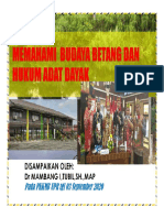 Memahami Budaya Betang Dan Hukum Adat Dayak