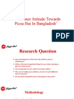 Consumer Attitude Towards PizzaHut in Bngladesh