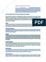 The Teaching Games For Understanding (Tgfu) Model