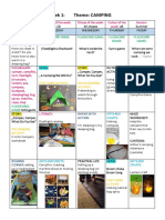 Week 1: Theme: CAMPING: Flashcard Game: Flashcard Game: Flashcard Game: Flashcard Game