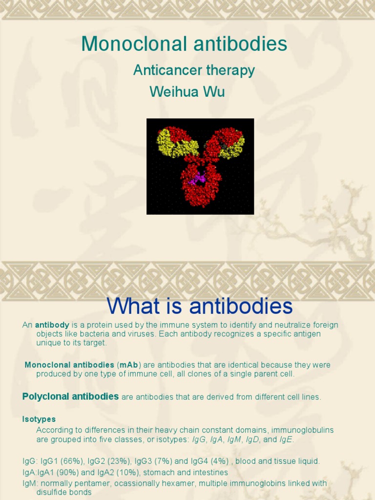 Monoclonal Antibodies-Anticancer Therapy | PDF | Antibody | Monoclonal ...
