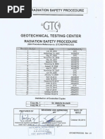 Proceduer of Radiation Safety - Rev. 21