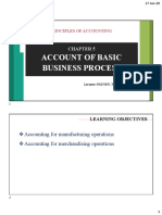 Chap 5 - Account of Basic Business Process