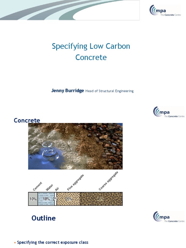 Low Carbon Concrete Specification Guide | PDF | Construction Aggregate ...