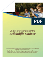 Ghidul profesorului pentru activitățile outdoor