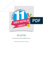 Buletin Dies Natalis UNRIYO Ke 11 - 5 Nov 2020