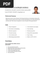 Md. Samsus Sadeqin Sohag: Professional Summary