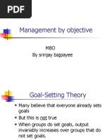 Management by Objective: MBO by Srinjay Bajpayee