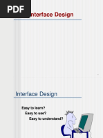 User Interface Design