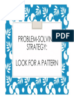 Problem Solving - Looking For Patterns