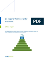 Six Steps To Optimized Order Fulfillment: White Paper