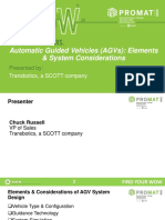 Automatic Guided Vehicles (Agv) - Elements & System Considerations2