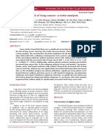 Asthma and The Risk of Lung Cancer: A Meta-Analysis