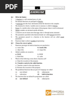 Q.1 Fill in The Blanks:: (Ch#13) Functions Computer Science Part-II