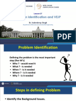 Lecture 07 Problem Identification & VEJP