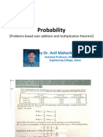 Probability: by Dr. Anil Maheshwari