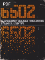 6502 Assembly Language Programming