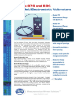 UK TRK Model 884 DS Electrostatic Voltmeter