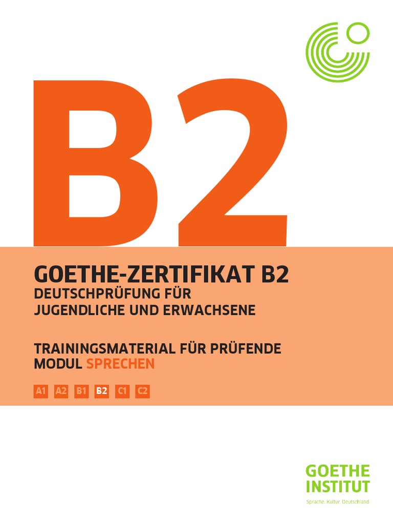 B2 - Trainingsmaterial Sprechen - v.07 | PDF