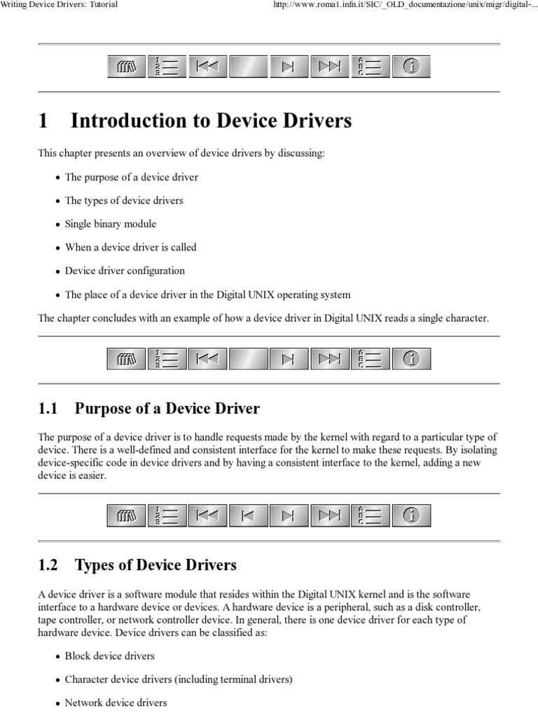 Writing Device Drivers Tutorial PDF Device Driver Kernel (Operating System)