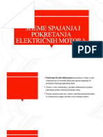 SHEME SPAJANJA I POKRETANJA ELEKTRIČNIH MOTORA-ESUpredavanja