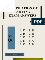 Compilation of Semi Final Exam Answers