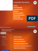 Hotel Standard Operating Procedures List