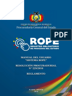 Manual ROPE