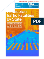 Pedestrian Traffic Fatalities by State 