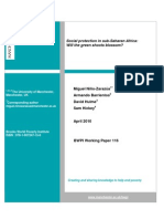 Niño-Zarazúa Et Al (2010) Social Protection in SSA (Working Paper Version)